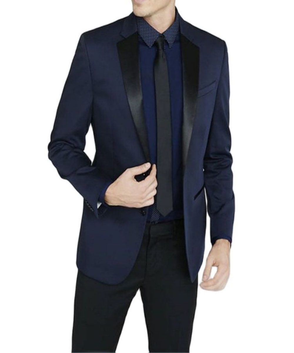 Men'S Formal Wear Ties - Newest Groomsmen Notch Black Lapel Groom