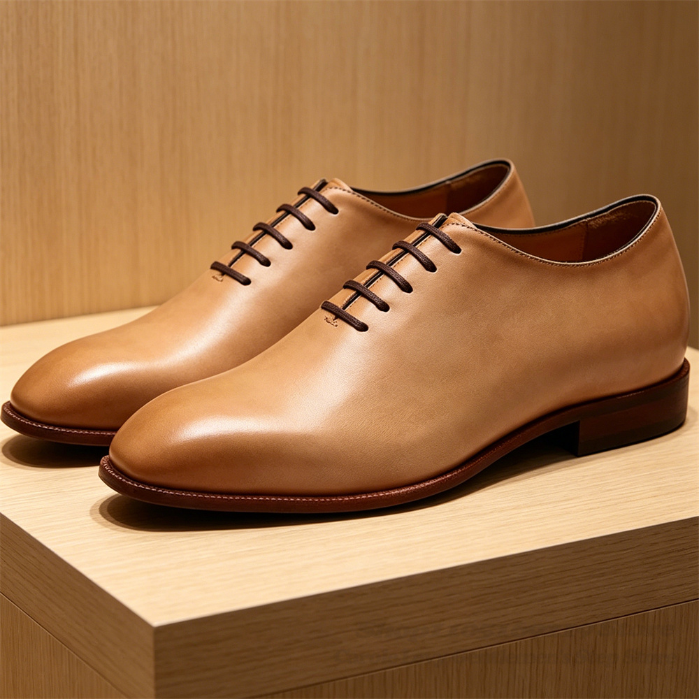 Formal Men Daily Wear Shoes - Men's Business Leather Shoes Square Toe