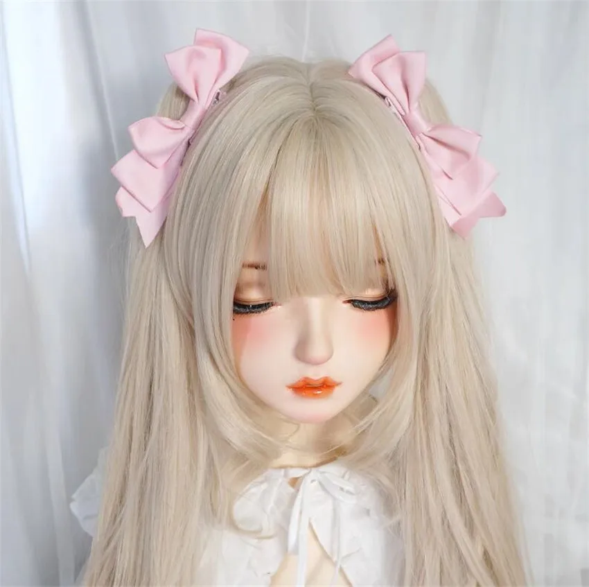 Kawaii Lolita Girl Bow Hair Si - đánh giá và giá Tie Bar Clip