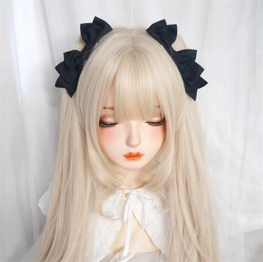 Kawaii Lolita Girl Bow Hair Si - đánh giá và giá Tie Bar Clip