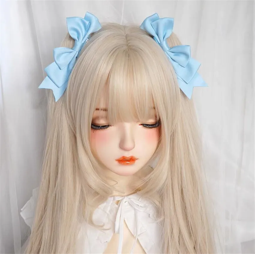Kawaii Lolita Girl Bow Hair Si - đánh giá và giá Tie Bar Clip