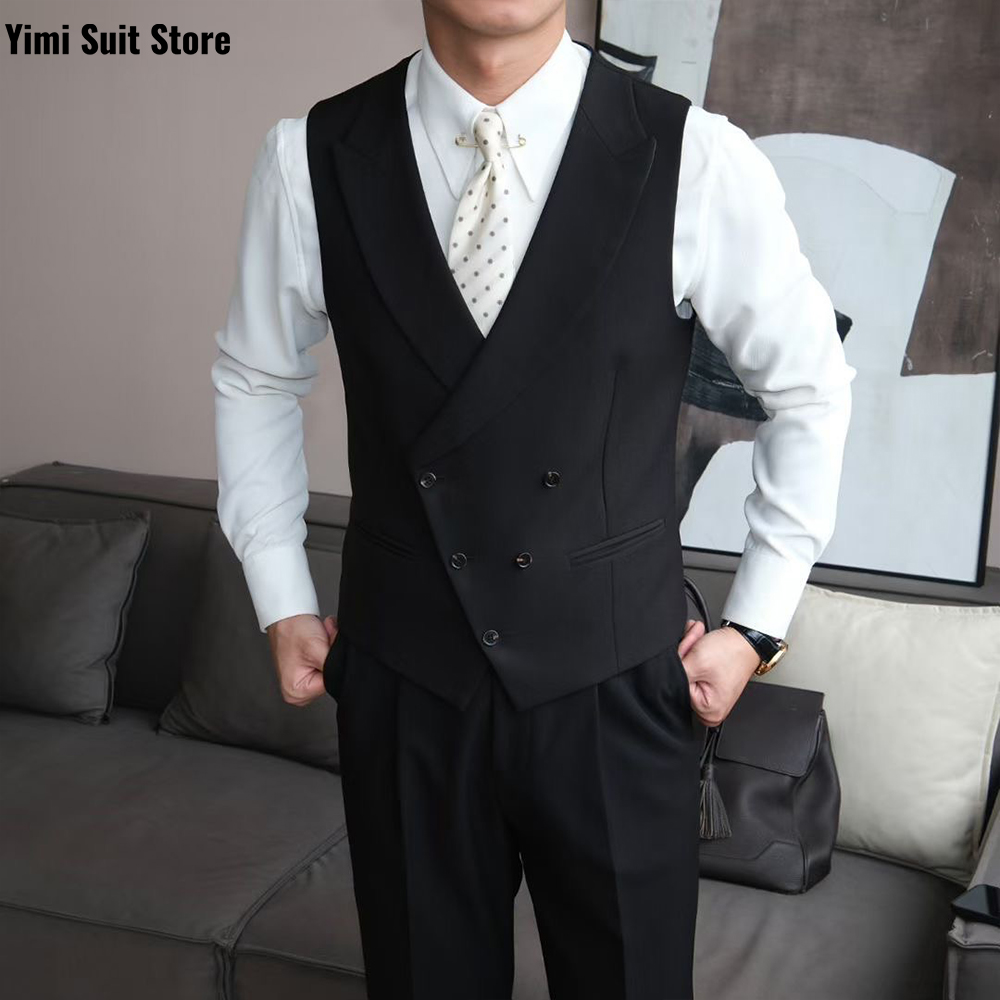Black High Quality Men's Suits - đánh giá và giá Men Formal Wear Modern