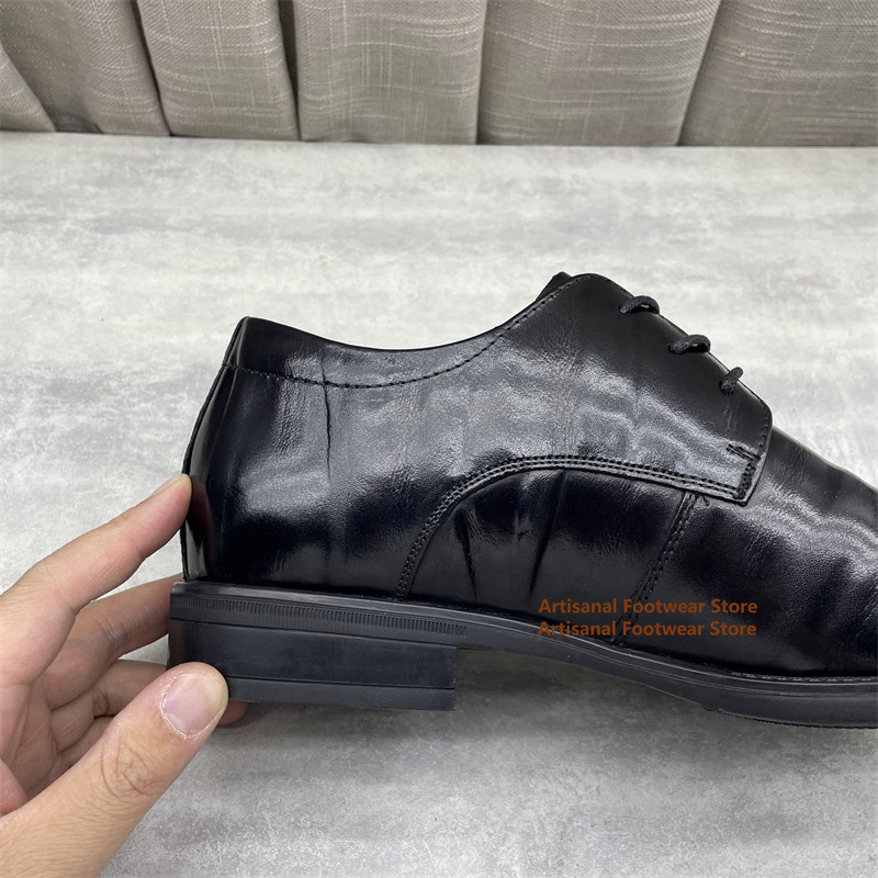 Men's Black Leather Oxford Sho - đánh giá và giá Formal Men Daily Wear Shoes