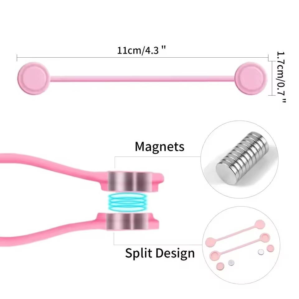 Silicone Magnetic Cable Ties S - đánh giá và giá Tie Bar Clip