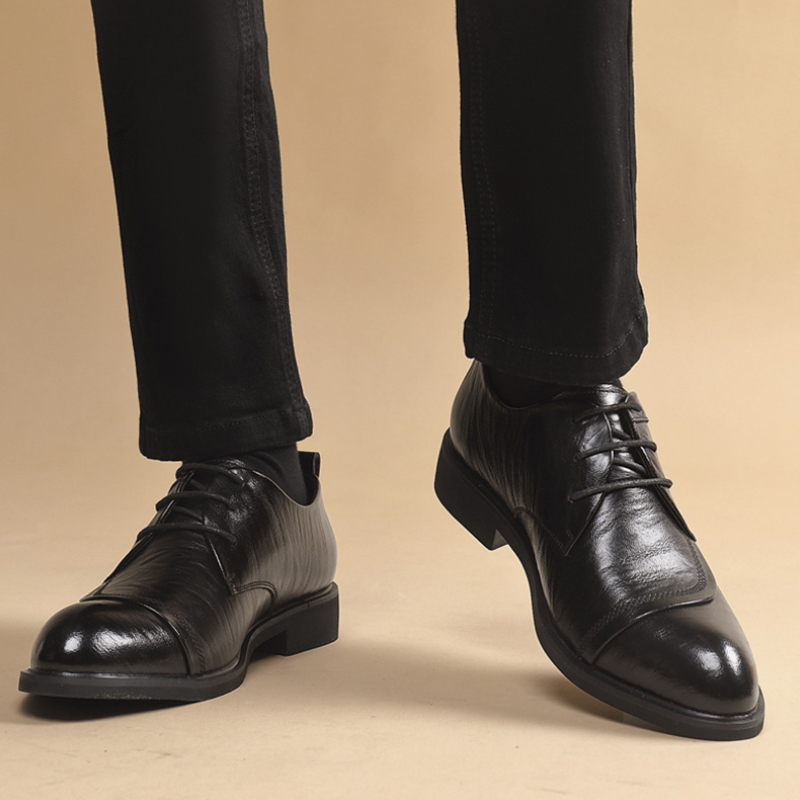 Leather Oxford Shoes With Meta - đánh giá và giá Formal Men Daily Wear Shoes
