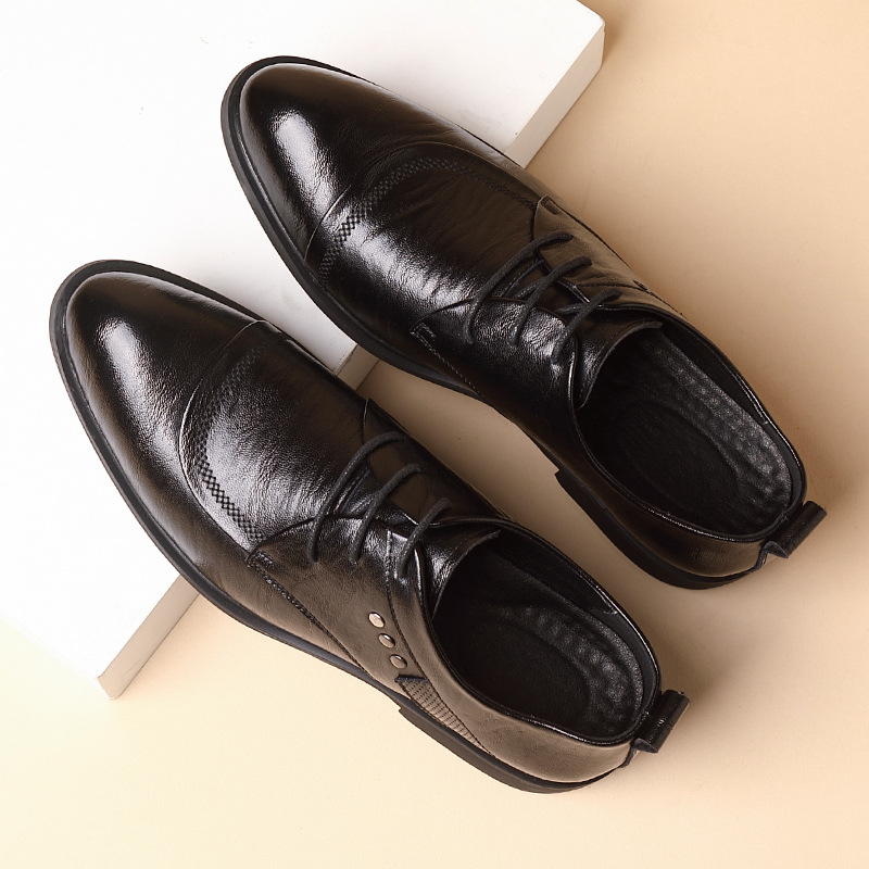 Leather Oxford Shoes With Meta - đánh giá và giá Formal Men Daily Wear Shoes