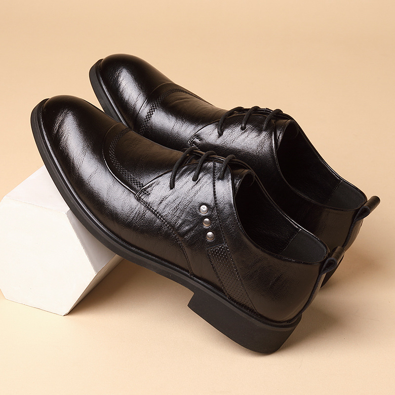 Leather Oxford Shoes With Meta - đánh giá và giá Formal Men Daily Wear Shoes