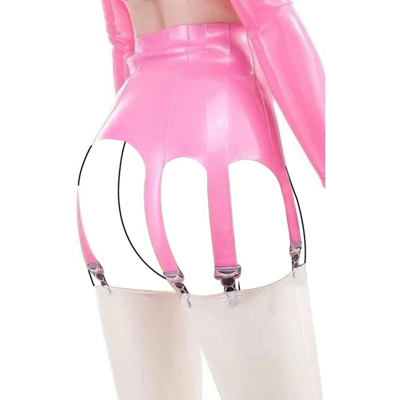 Sexy Latex Rubber Mini Skirt,  - đánh giá và giá Tie Bar Clip