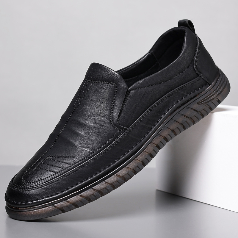 Leather shoes Men's casual sho - đánh giá và giá Formal Upper Wear Men