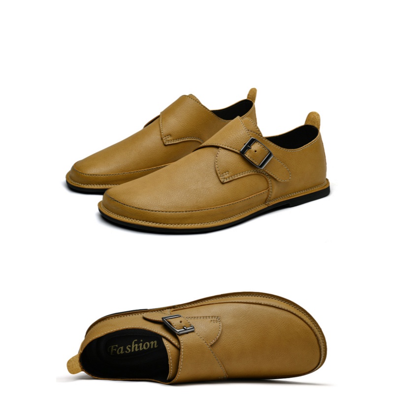 Men'S Leather Munk Shoes Fashi - đánh giá và giá Formal Men Daily Wear Shoes