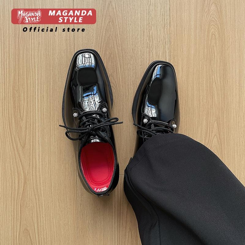 New Derby leather shoes for me - đánh giá và giá Formal Men Daily Wear Shoes