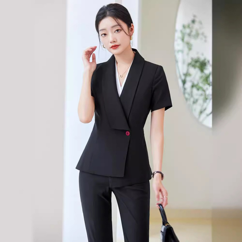 2025Summer New Short Sleeve Su - đánh giá và giá Dress Pant Flat Front