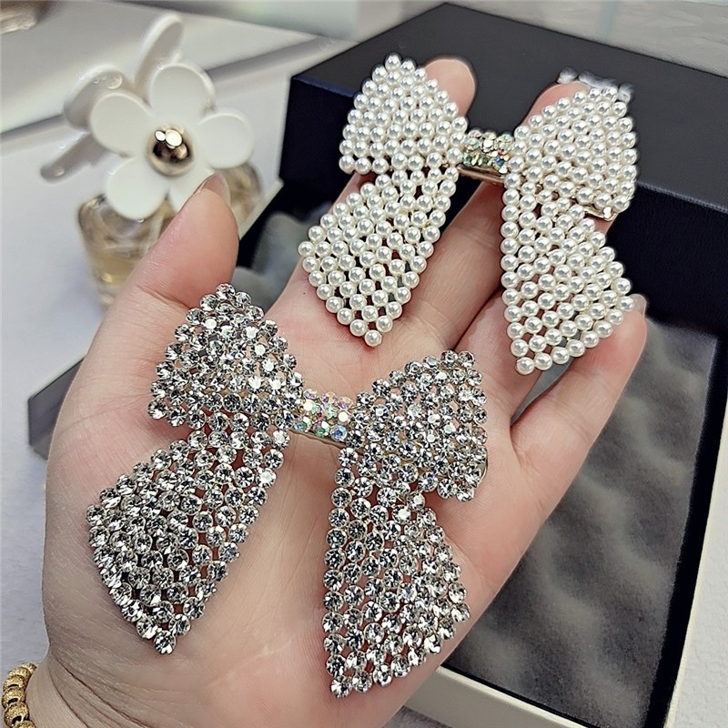 Đá Ngọc Trai Nơ Kẹp Tóc Barret - đánh giá và giá Tie Bar Clip