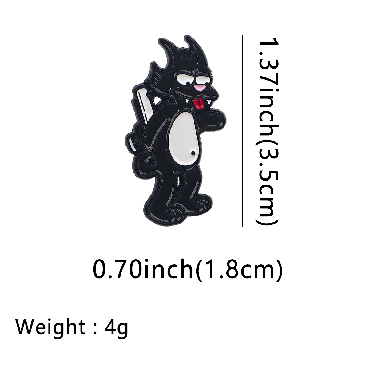 Comedy Cartoon Mouse Cat Soft  - đánh giá và giá Tuxedo Lapel Pin