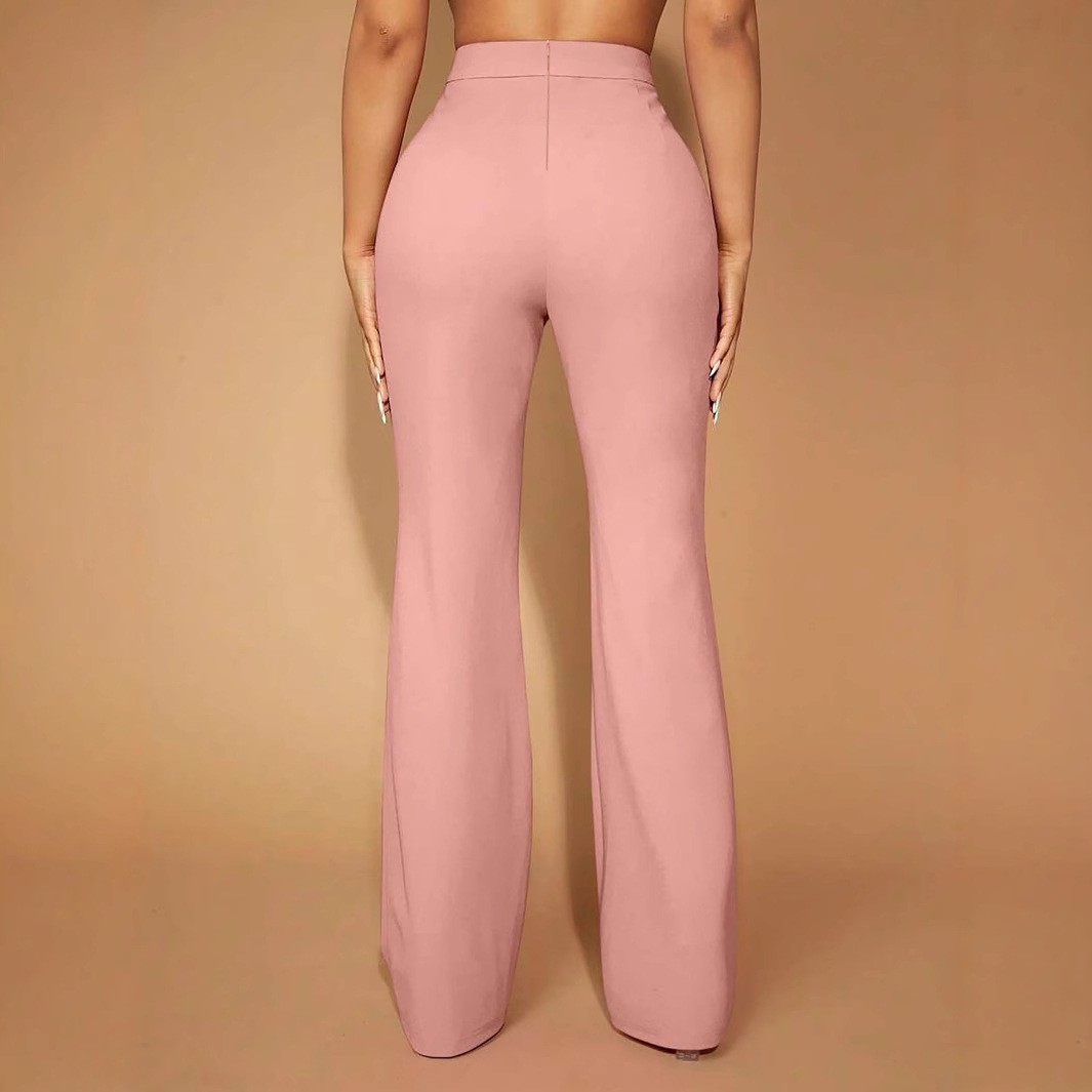 Summer Women's Pants High Wais - đánh giá và giá Dress Pant Flat Front