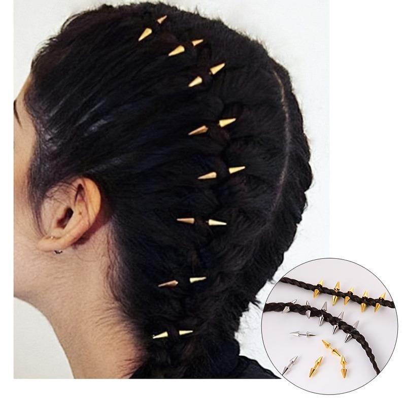 5pcs Set Spiked Hair Clips Pun - đánh giá và giá Tie Bar Clip