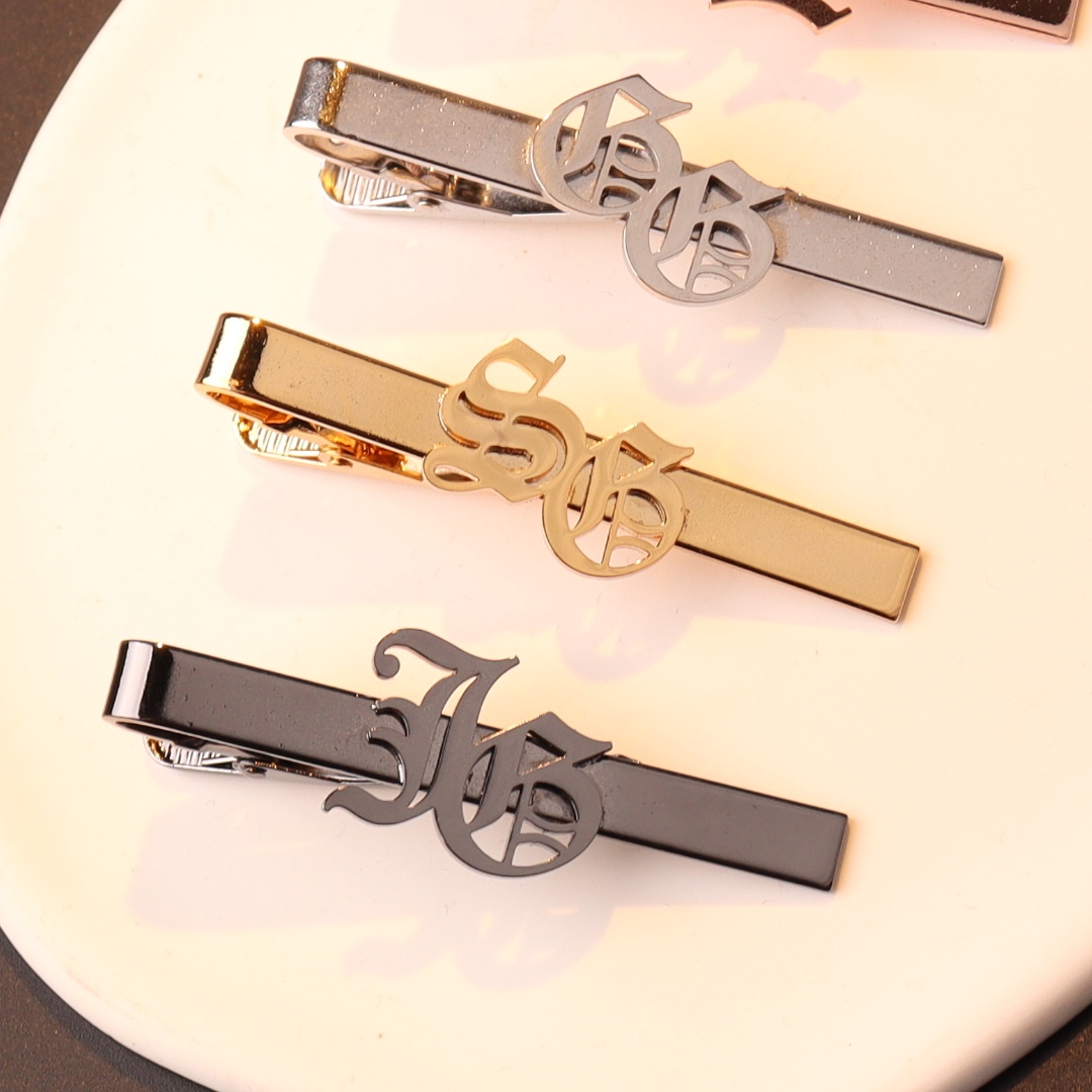 Custom Name Initials Tie Clip  - đánh giá và giá Tie Bar Clip