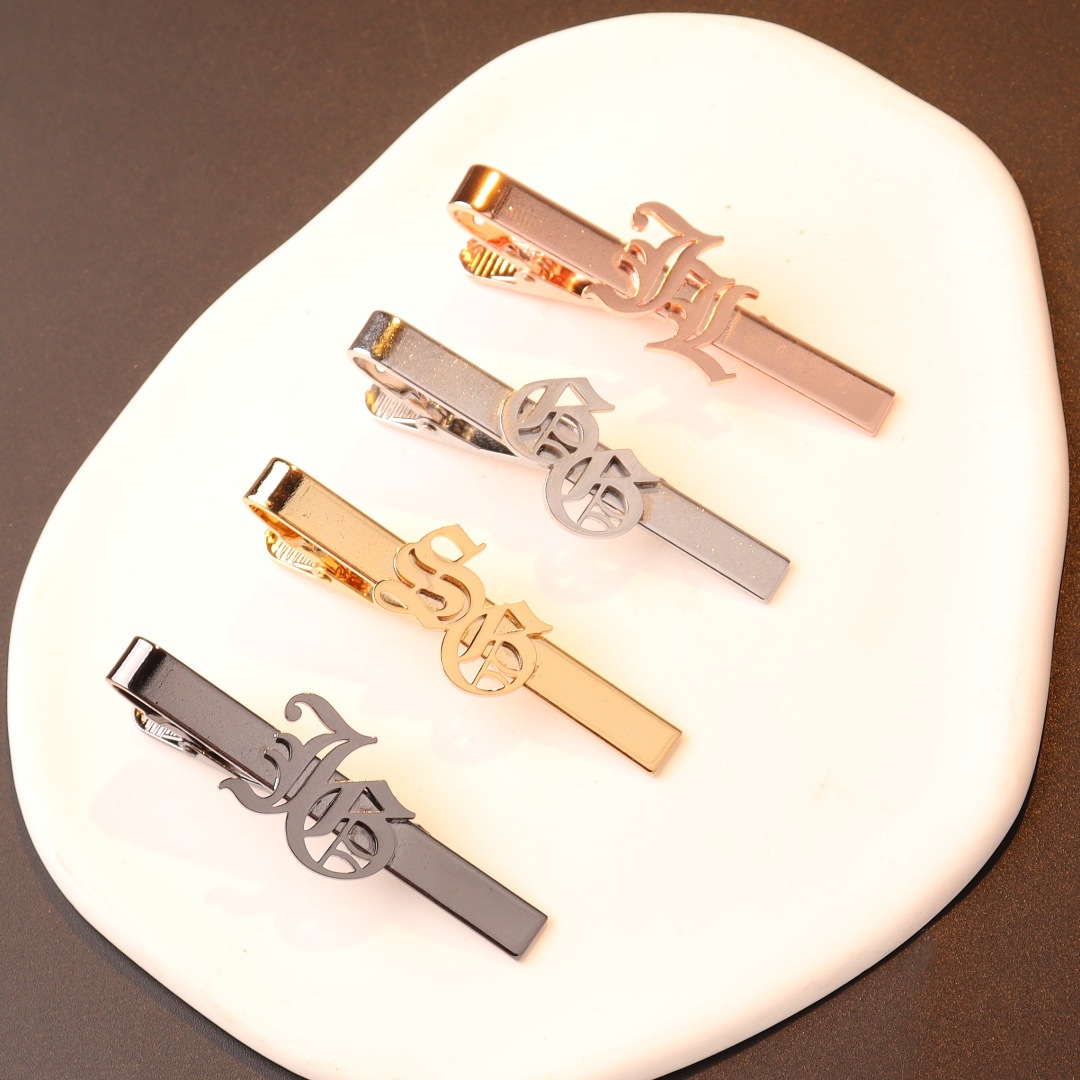 Custom Name Initials Tie Clip  - đánh giá và giá Tie Bar Clip