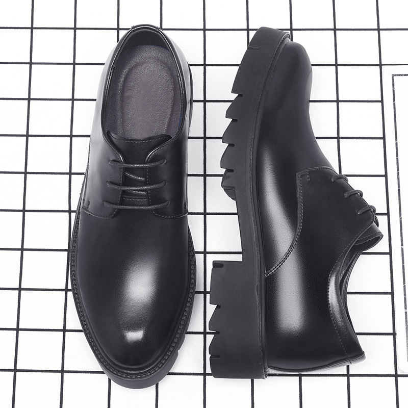 Mens Black Leather Lace Up Dre - đánh giá và giá Formal Men Daily Wear Shoes