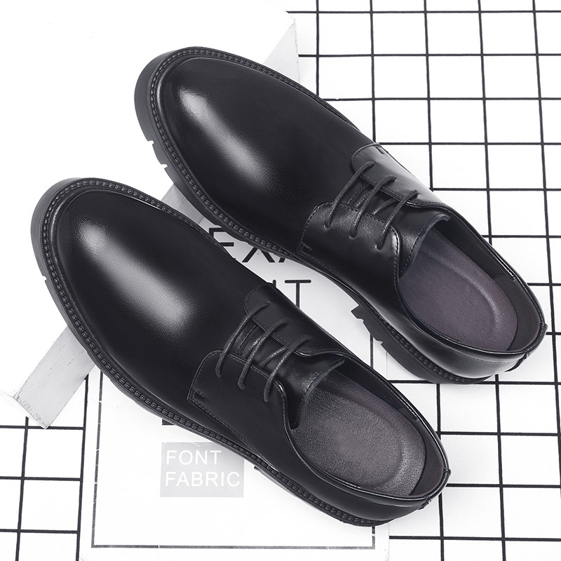 Mens Black Leather Lace Up Dre - đánh giá và giá Formal Men Daily Wear Shoes