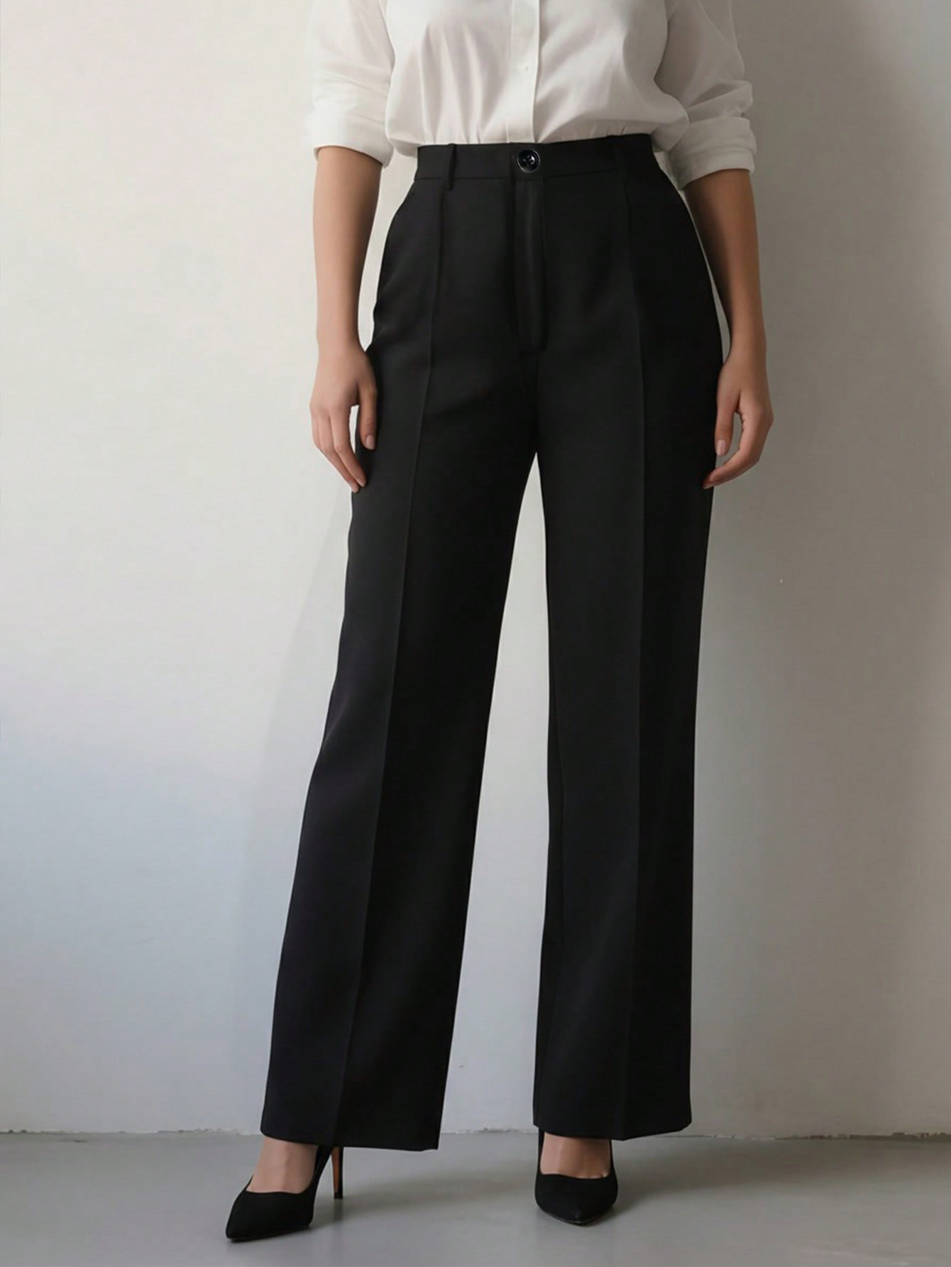 Women's High Waisted Wide Leg  - đánh giá và giá Dress Pant Flat Front