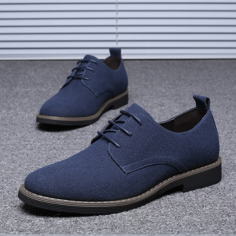 Mens Navy Blue Suede Leather O - đánh giá và giá Formal Men Daily Wear Shoes
