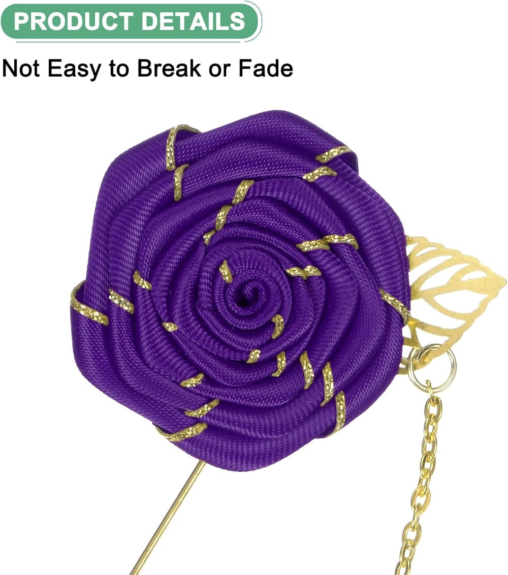 Rose Brooch Pin Cloth Rose Flo - đánh giá và giá Tuxedo Lapel Pin
