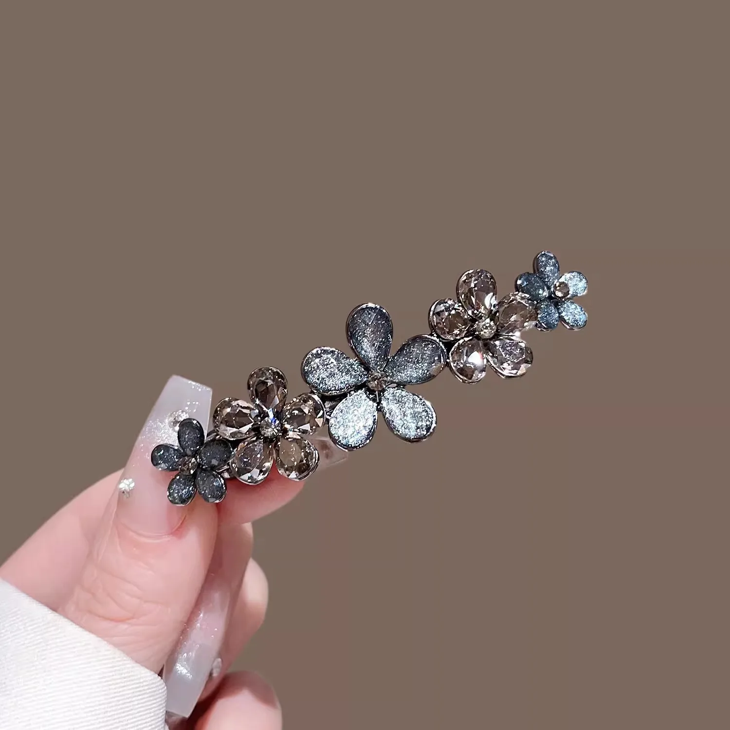 Elegant Crystal Flower Hairpin - đánh giá và giá Tie Bar Clip