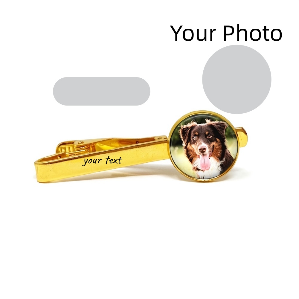 Custom Photo Engraved Text Tie - đánh giá và giá Tie Bar Clip